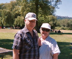 Darlene Scott & Shoe arrive